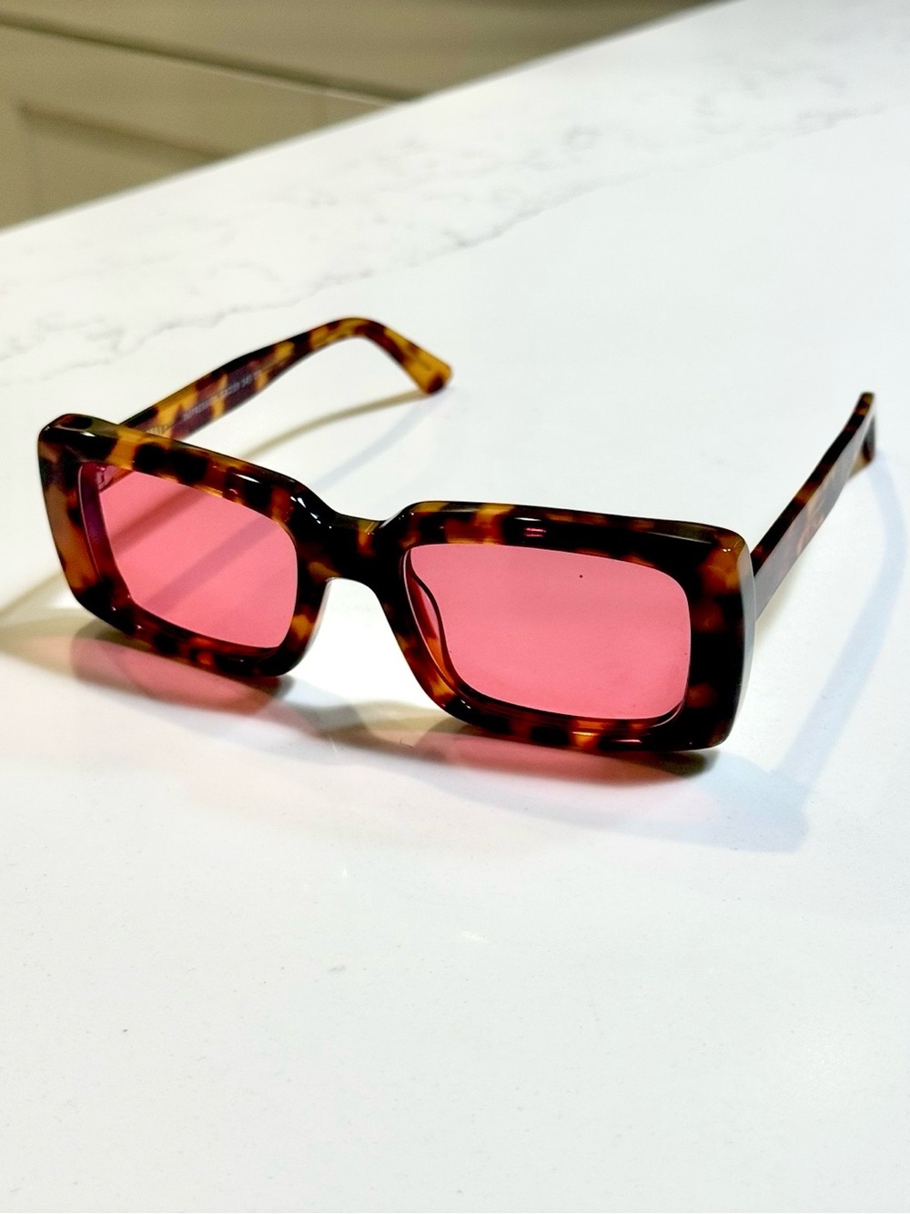 eyebuydirect Impression Rectangle Sunglasses Tortoise